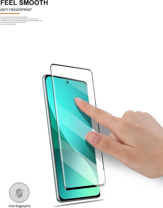 Produktbild Mocolo 3D 9H Vollkleber – Vollbild-Schutzglas für Xiaomi 12 Pro (schwarz) (1 Stück, Xiaomi 12 Pro)