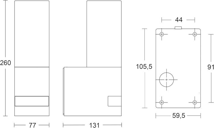 Actual product image Steinel LED Sensorleuchte L 606 (600 lm, IP44)