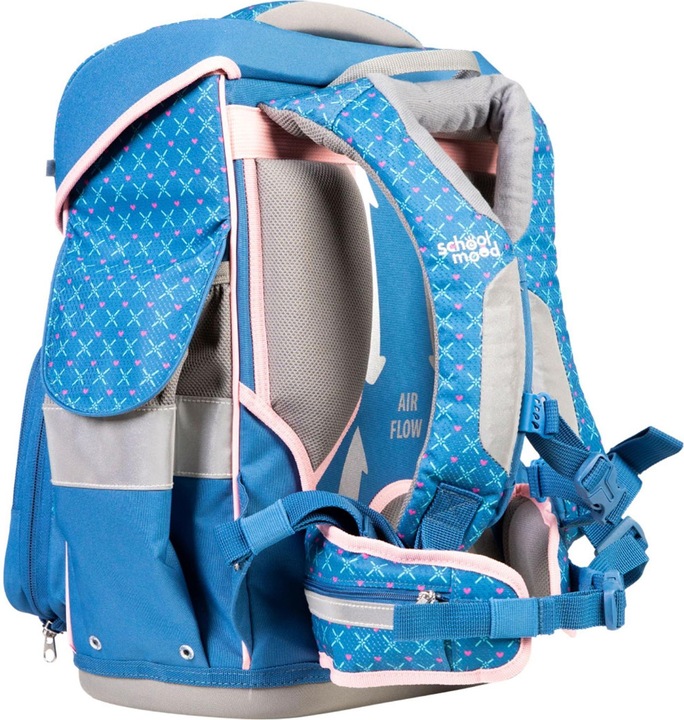 Immagine prodotto School-Mood Set di zaini per la scuola Timeless Pro da 7 pezzi (23.50 l)