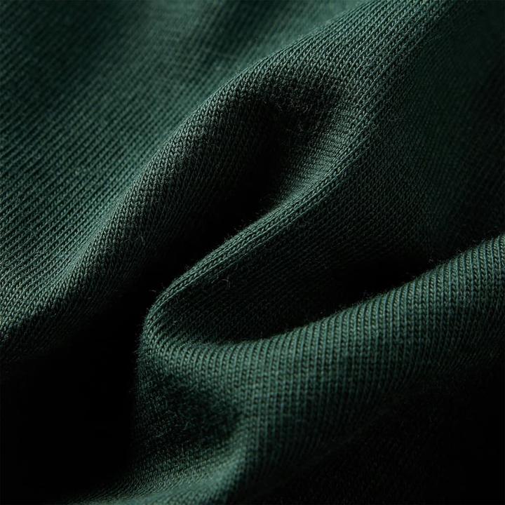 Immagine prodotto VidaXL Camicia da bambino a maniche lunghe verde scuro 92,Materiale: 100 (92)