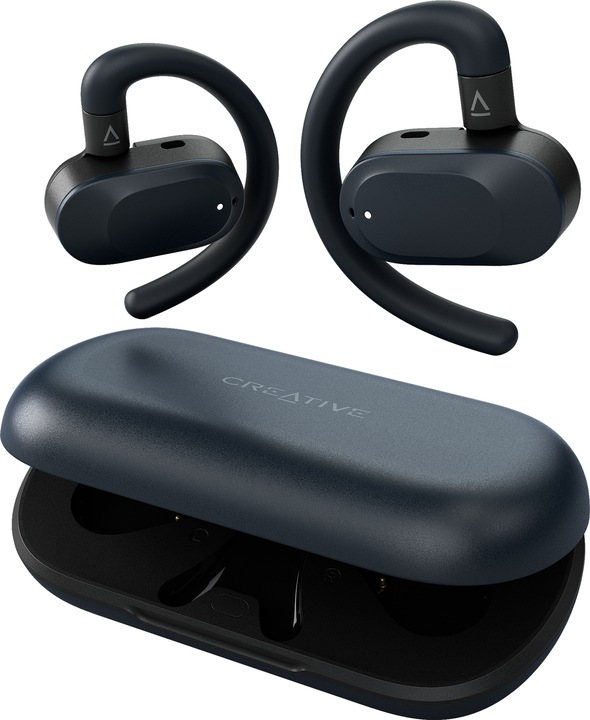 Actual product image Creative OUTLIER GO Bluetooth headset dark blue (No noise cancelling, 26 h, Wireless)