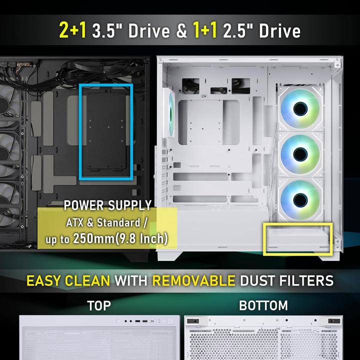 Produktbild BitFenix ATX Semi-Tower Gehäuse CETO Premium Edition (ATX)