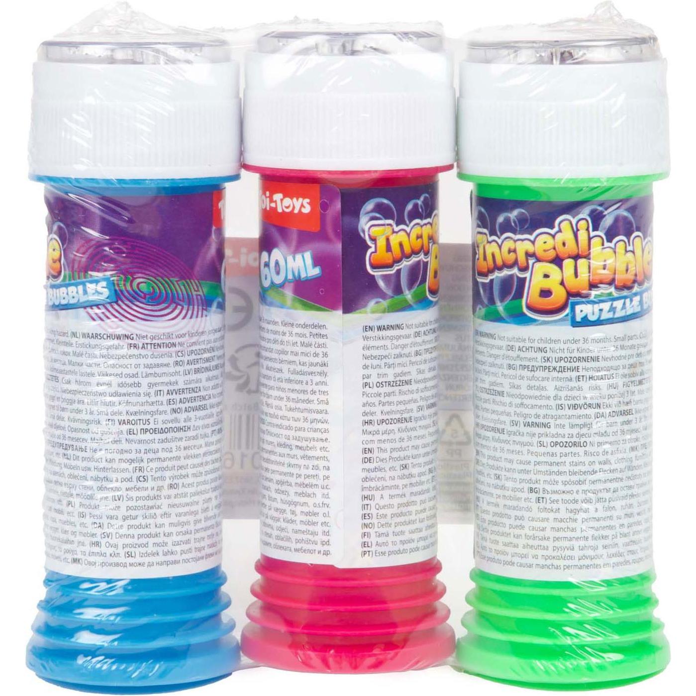 Thumbnail - Toi-Toys Incredibubble Seifenblasen mit Geduldsspiel, 3-tlg.