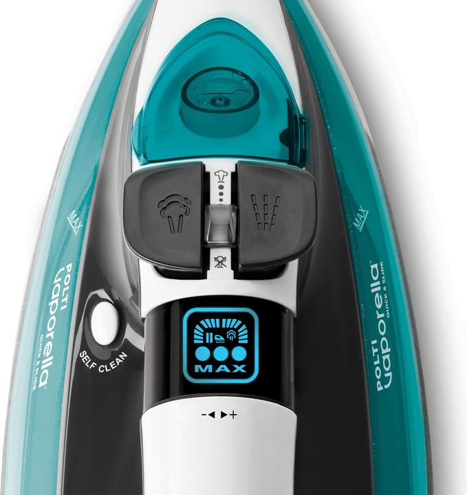 Actual product image Polti Iron PLEU0253 Vaporella Quick & Slide QS220 Steam Iron, 2400 W, Water tank capacity 350 ml, Cont (250 g/min)