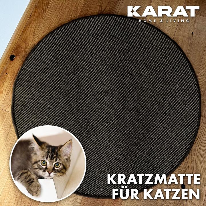 Karat Katzen-Kratzmatte (0.80 cm, Schwarz)
