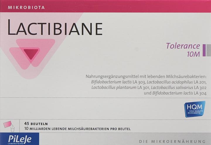 Actual product image Lactibiane Tolerance 10M (45 Piece, Beutel, 181 g)