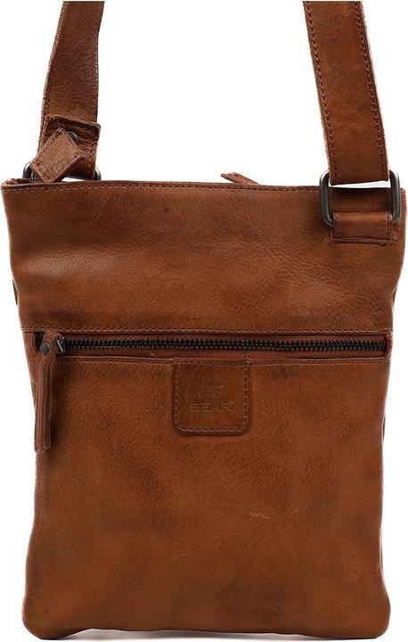Actual product image Bear Design Kleine Crossbodytas / Schoudertas Leer - Doris - Cognac