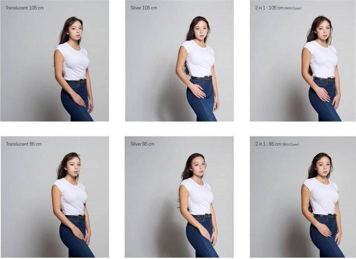 Actual product image Elinchrom Umbrella Shallow translucent 105cm (Umbrella reflector, 105 cm)