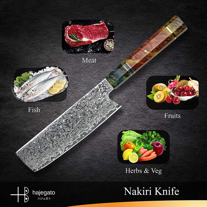 Produktbild Hajegato Nakiri Messer (18 cm)