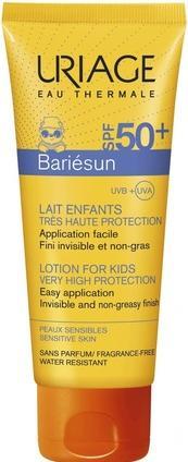 Actual product image Uriage Bariésun Moisturizing Kid Lotion (Sun cream face, SPF 50, 100 ml, 500 g)