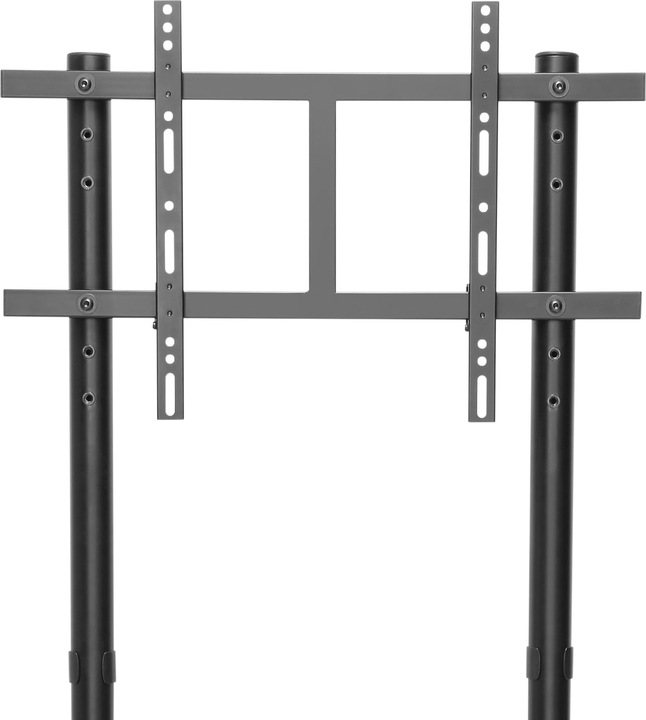 Actual product image equip TV trolley 37"-80"/80kg 1TFT with height adjustment grey (80", 80 kg)