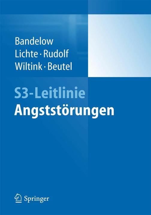 Produktbild S3-Leitlinie Angststörungen (Deutsch, Borwin Bandelow, Jörg Wiltink, Manfred Beutel, Sebastian Rudolf, Thomas Lichte, 2014)