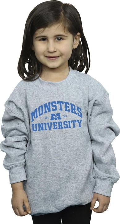 Actual product image Disney Girls Monsters University Logo Sweatshirt (128)