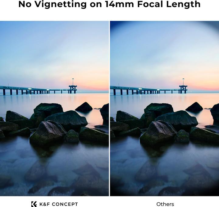 Immagine prodotto K&F Concept 77MM Variable ND2-ND2000 Lens Filter (1-11 Stops) 18 Multi-Layer Blue Coatings (C Series) (77 mm, Filtri grigi)