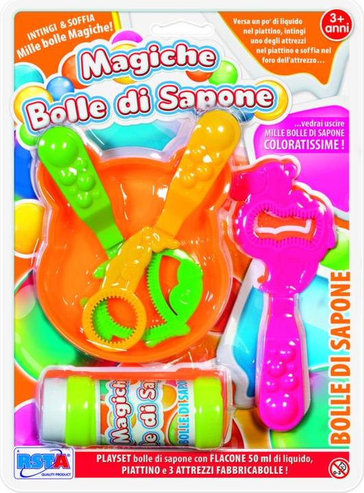 Rs Toys Magic Blisters Soap Bubbles C. Saucer And Shower Heads
