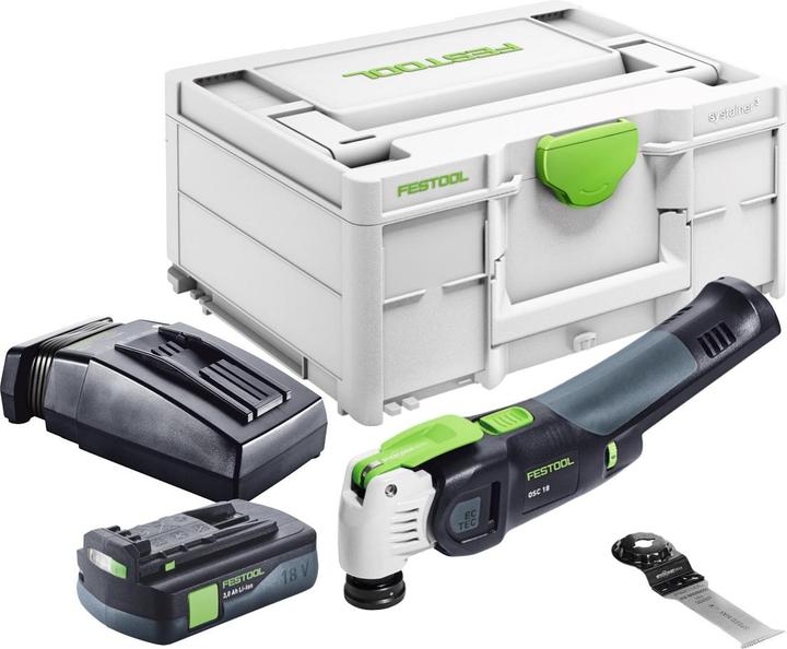 Actual product image Festool VECTURO OSC 18 E-Basic Battery Oscillator 18 V Starlock Max Brushless + 1x rechargeable battery 3.0 (Multifunctional tool)