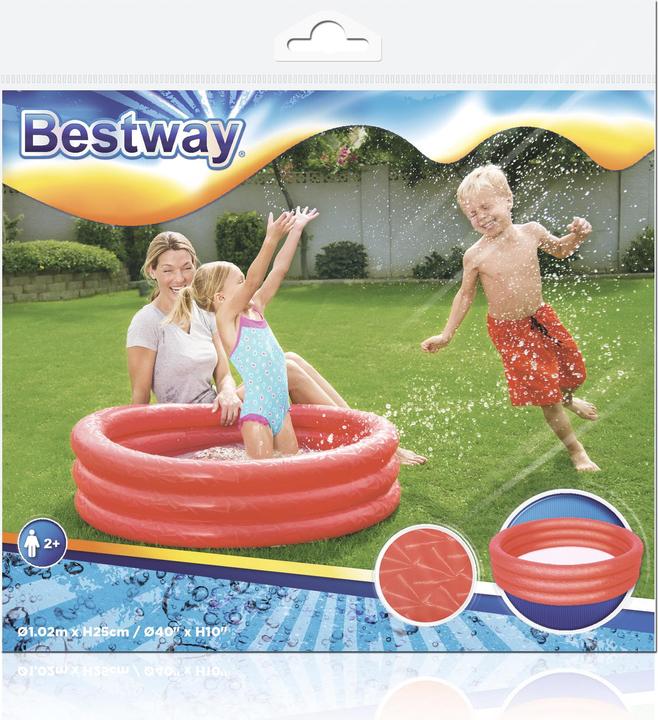 Image du produit Bestway 33048 - GLOBO - PISCINA 3 ANELLI 102x25 CM - COLORE CASUALE