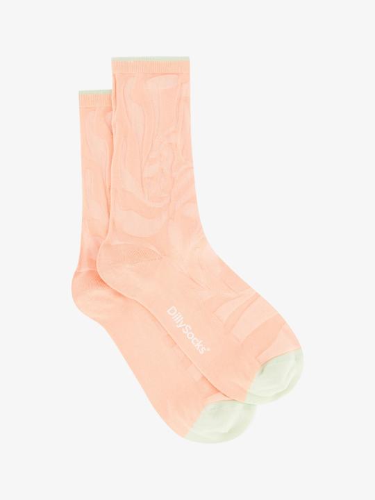 Actual product image DillySocks Premium crumbled peach (Single pack, 35 - 38)