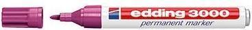 Actual product image Edding Permanent Marker 3000 (Red, Violet, 1.50 mm, 1 x)