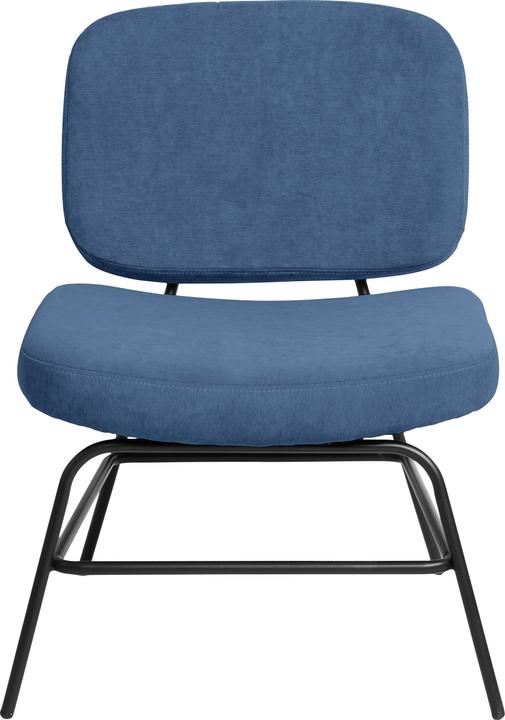 Paperflow Armchair CURVE blue black fabric