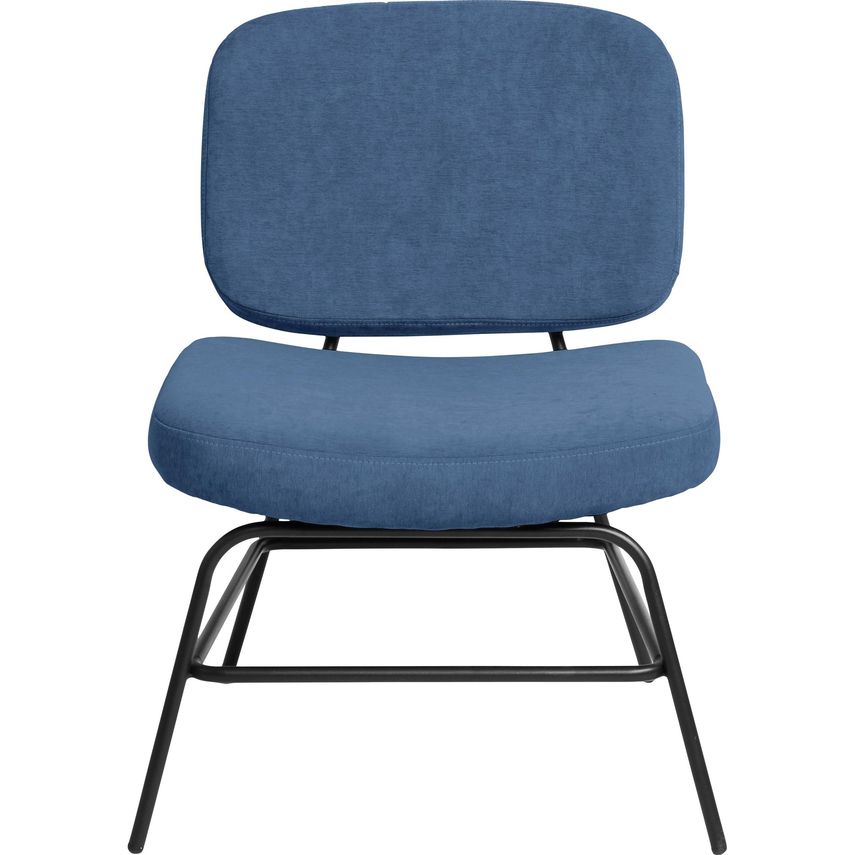 Paperflow, Sessel, Sessel CURVE blau schwarz Stoff