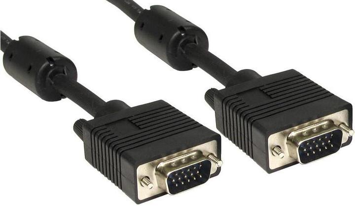 Actual product image RS PRO VGA cable A VGA / plug B VGA / plug, 3m PVC black (3 m)