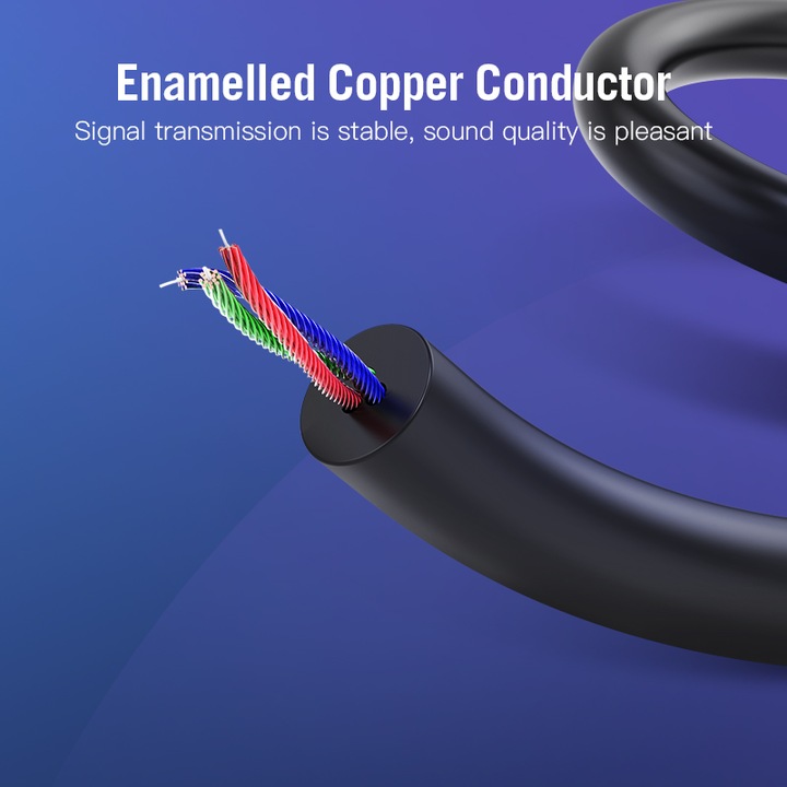 Actual product image Vention 3.5mm jack - 2.5mm jack (0.50 m, 2.5mm, 3.5mm jack (AUX))