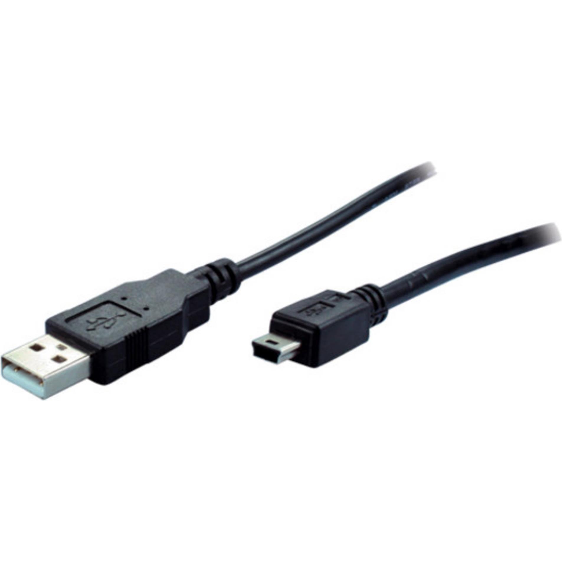 Shiverpeaks USB-Micro Kabel USB-A-ST auf USB-B Mini 5pin 2.0 Kupfer 2,0m (2 m, USB 2.0), USB Kabel
