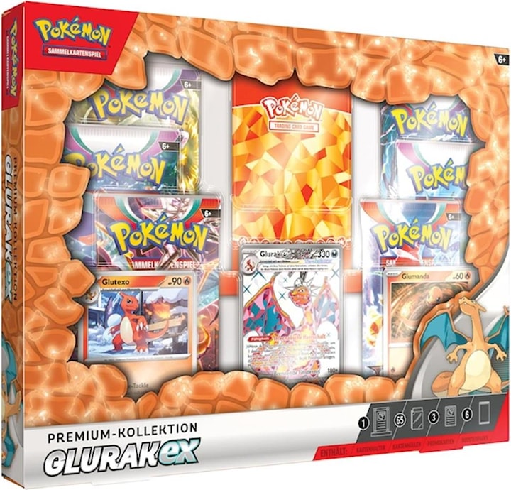 Produktbild Pokémon PKM: Glurak EX - Premium Kollektion (Deutsch, Box Set & Collection)