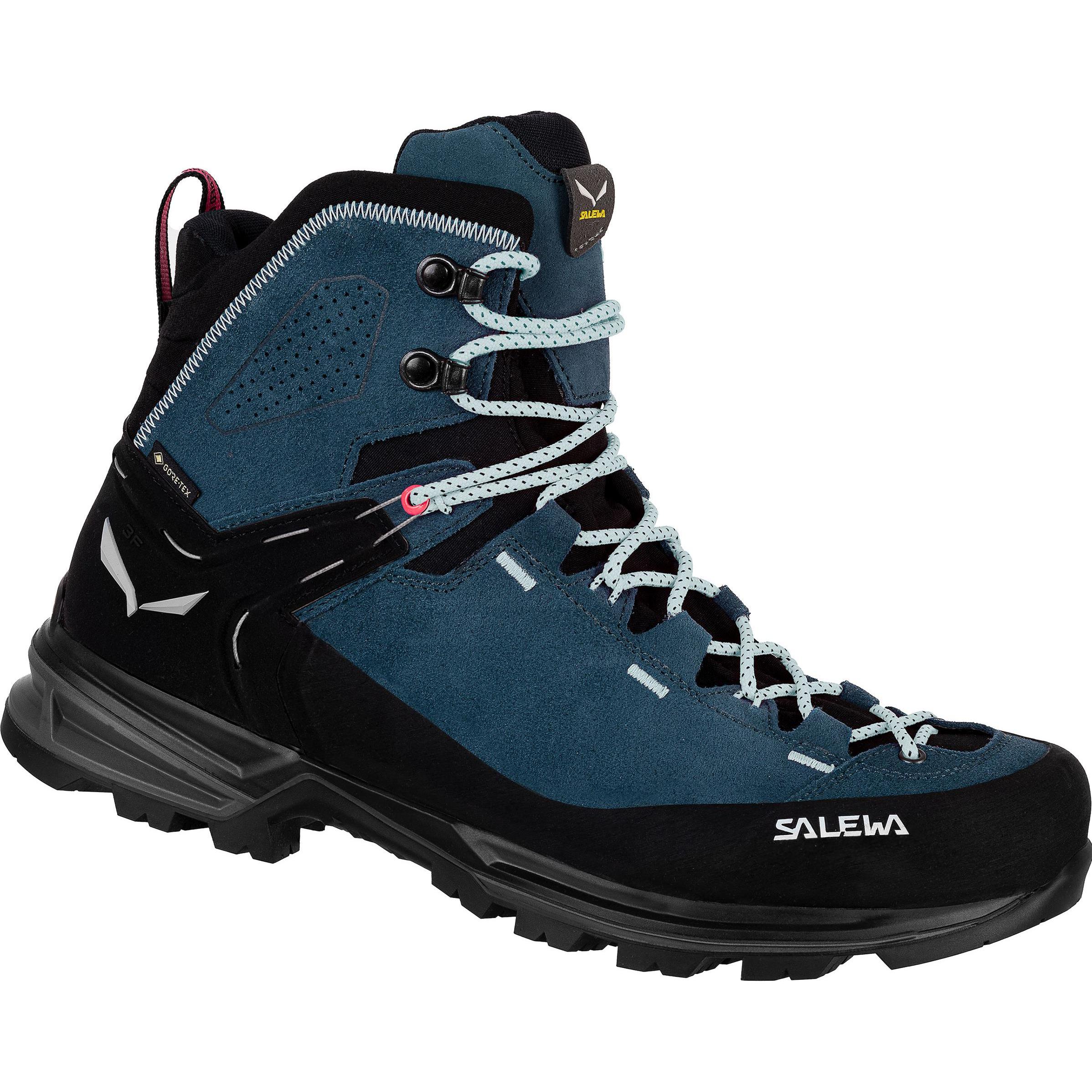 Salewa, Damen, Wanderschuhe, Mountain Trainer 2 Mid Gore-Tex Schuh Da (36.5), Blau
