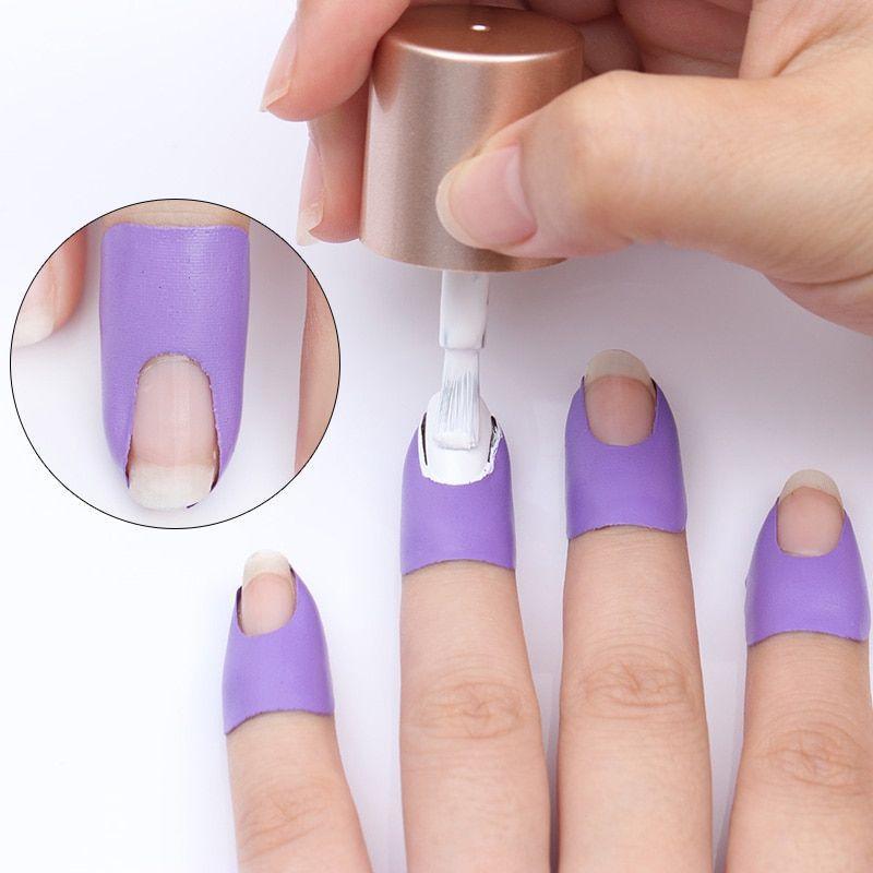 Thumbnail - JTI, Nagelstyling + Kunstnägel, Abziehklebeband für Nagellack, U-förmig - 10 Stk