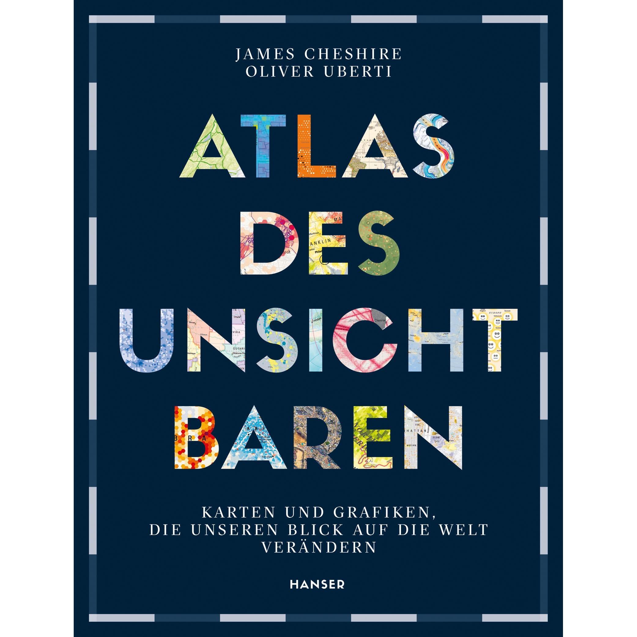 Atlas des Unsichtbaren, Sachbücher von James Cheshire