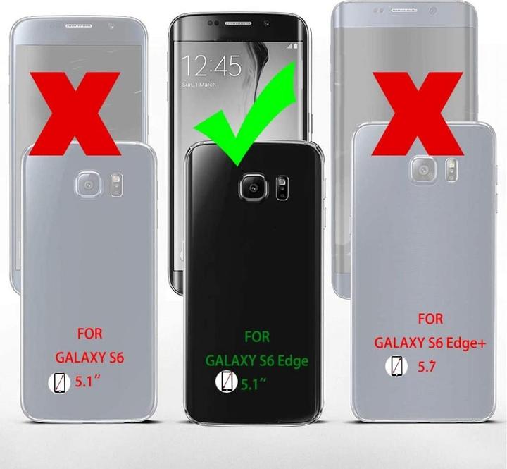 Produktbild Screenguard 360° Screen & Body Protector Samsung Galaxy S6 Edge Hülle mit Folie (Samsung Galaxy S6 Edge)