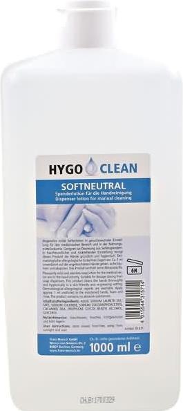Image du produit Hygoclean Savon lave-mains "SOFT NEUTRAL", 1 litre (Savon liquide, 1000 ml)