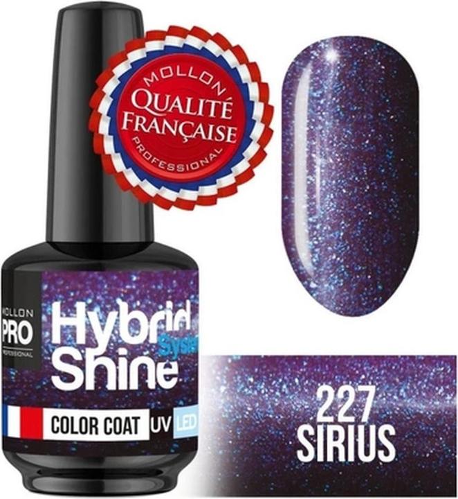 Actual product image Mollon Pro Mol Hss 227 - Semi-Permanent Hybrid Shine Nail Polish
