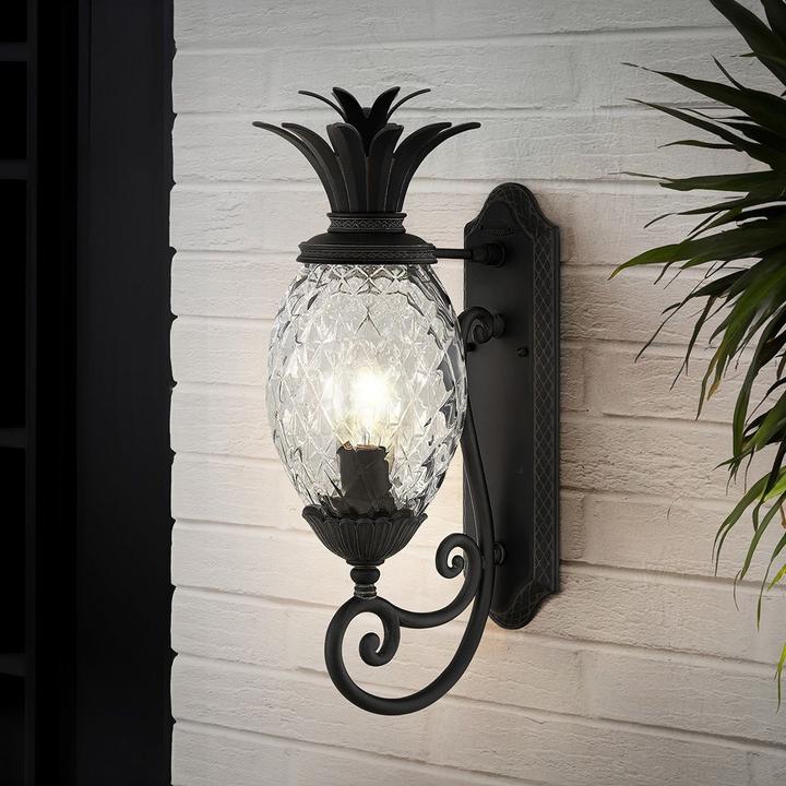 Actual product image Elstead Lighting Plantation Medium wall lantern (E27, IP44)