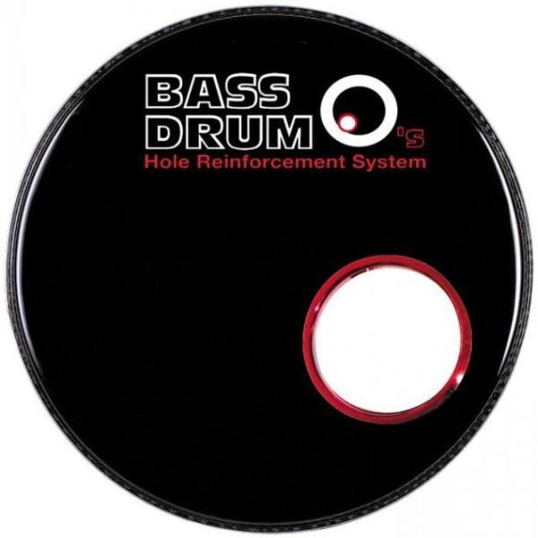 Bass Drum O's Hole HCR6 Verstärkungsring 6 Red Chrome, Zubehör Instrumente, Rot