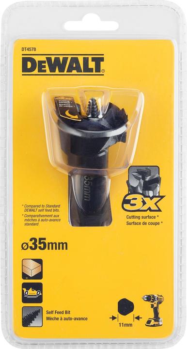 Immagine prodotto DeWalt Trapano rapido per legno 35mm Ø DT4578 (35 mm)
