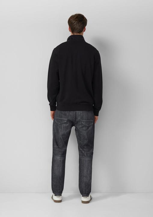 Produktbild s.Oliver Sweatshirt Sweatshirt mit Eingrifftaschen und Label-Patch (S)