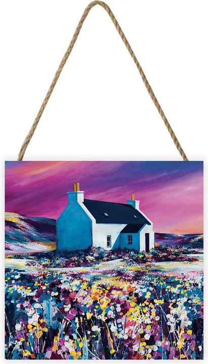 Actual product image Avril Thomson Smith Sky Dance wooden block (20 x 20 cm)