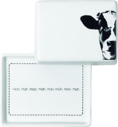 Immagine prodotto Räder Ruote POESIE ET Table. Colazione. PIATTO PER IL BURRO CON MOTIVO DI MUCCA PICCOLA