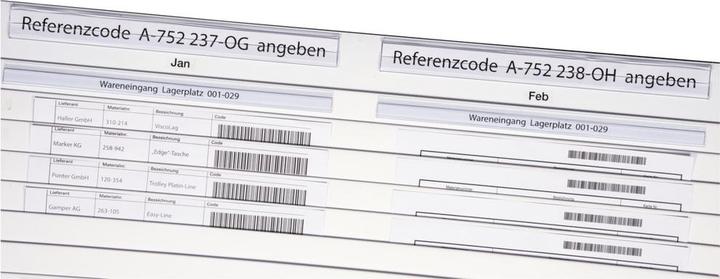 Actual product image Eichner Selbstklebe-Klarsichtleisten für Beleg-Planungstafeln