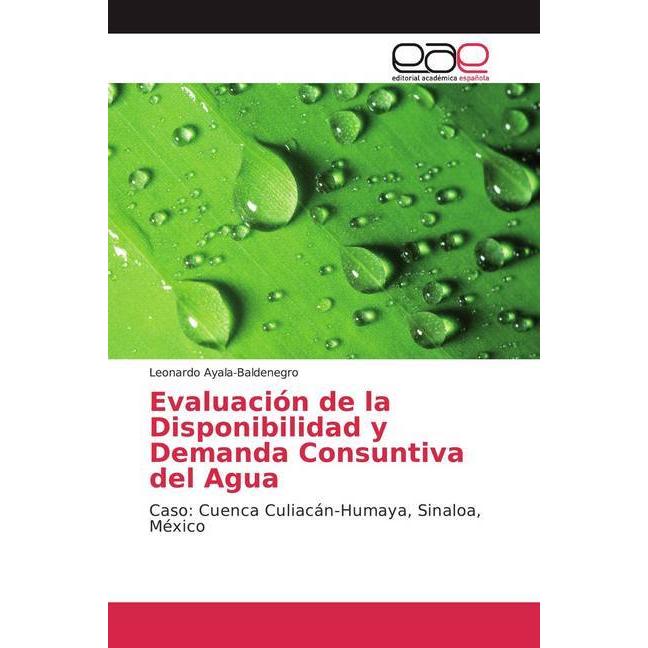 Evaluación de la Disponibilidad y Demanda Consuntiva del Agua, Fachbücher von Leonardo Ayala-Baldenegro
