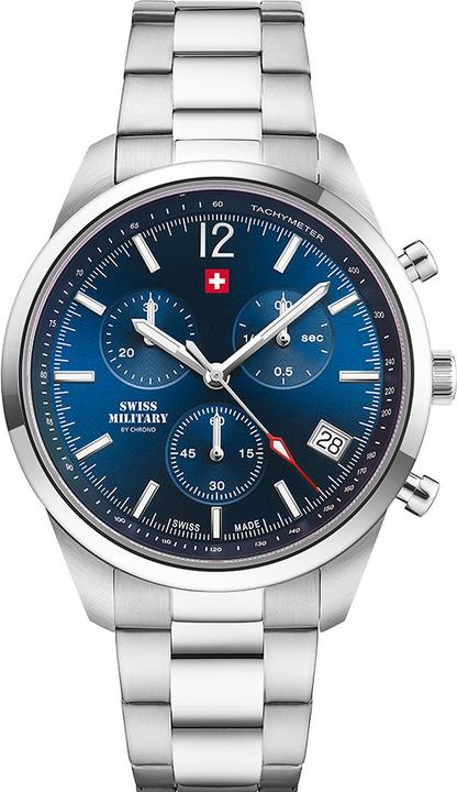 Actual product image Swiss Military SM34097.03 Chronograph Men's Watch 42mm 5ATM (Chronograph, 42 mm)