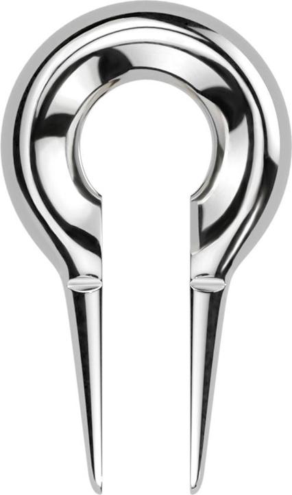 Immagine prodotto Star Piercing Peso dell'orecchio con buco della serratura in argento (senza ottone, Acciaio chirurgico 316L)