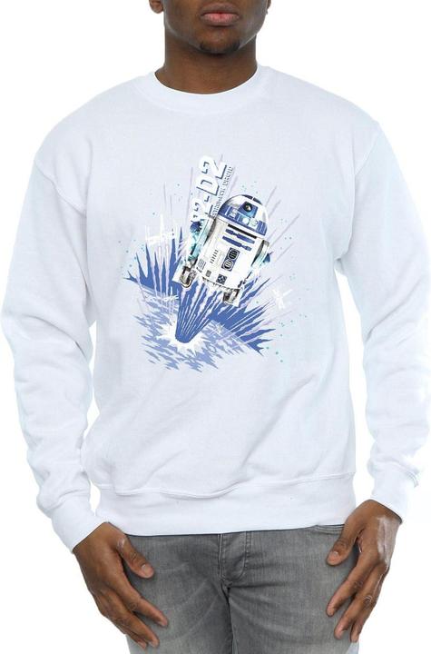 Actual product image Star Wars Mens R2-D2 Blast Off Sweatshirt (L)