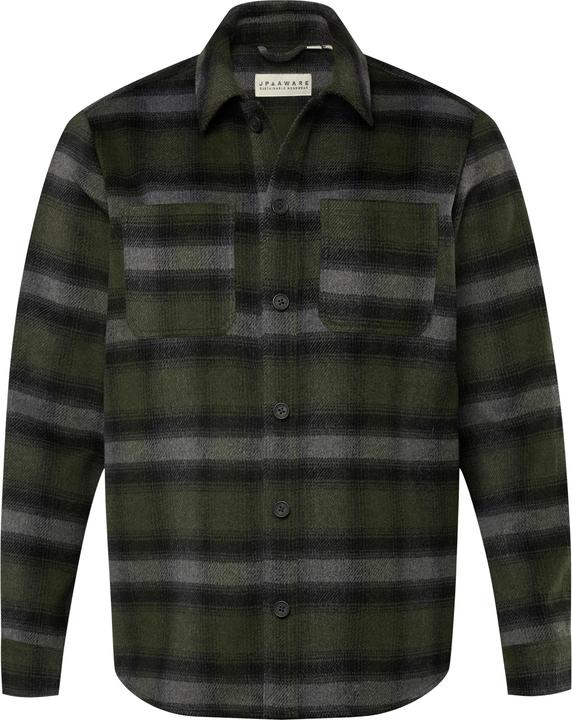 Actual product image JP1880 JP AWARE Overshirt, Karoflanell, recycelte Materialien, bis 7 XL (7XL)