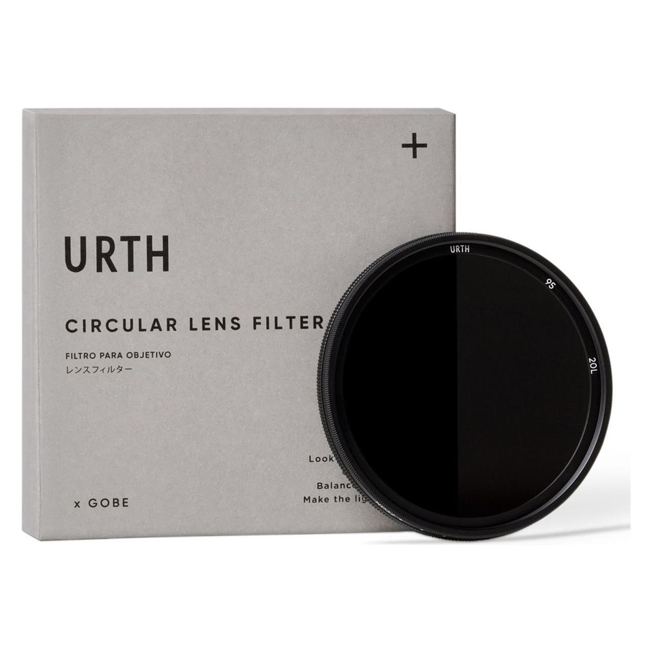 Urth 95mm ND8 128 (3 7 Stop) Variabel Nd Lensfilter (Plus+) (95 mm, Nd / Grijsfilter, 95 mm), Lensfilter, Zwart