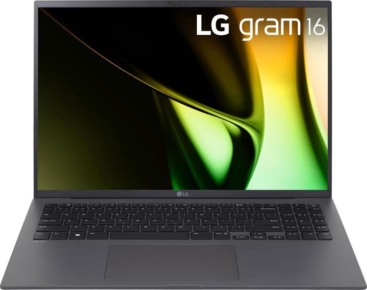 Actual product image LG 16" 16Z90S Notebook I7 8GB LPDDR5X 512GB SSD black W11P (16", 2000 GB, 32 GB, DE, Intel Core Ultra 7 155H)
