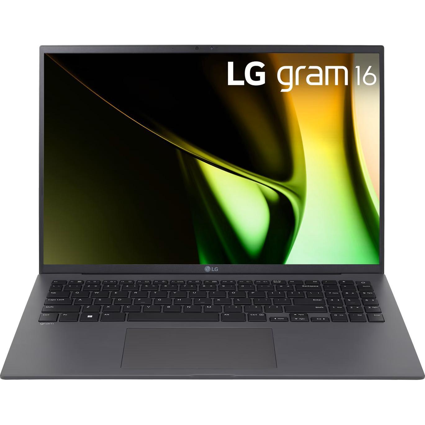 LG 16" 16Z90S Notebook I7 8GB LPDDR5X 512GB SSD schwarz W11P (16", 2000 GB, 32 GB, DE, Intel Core Ul